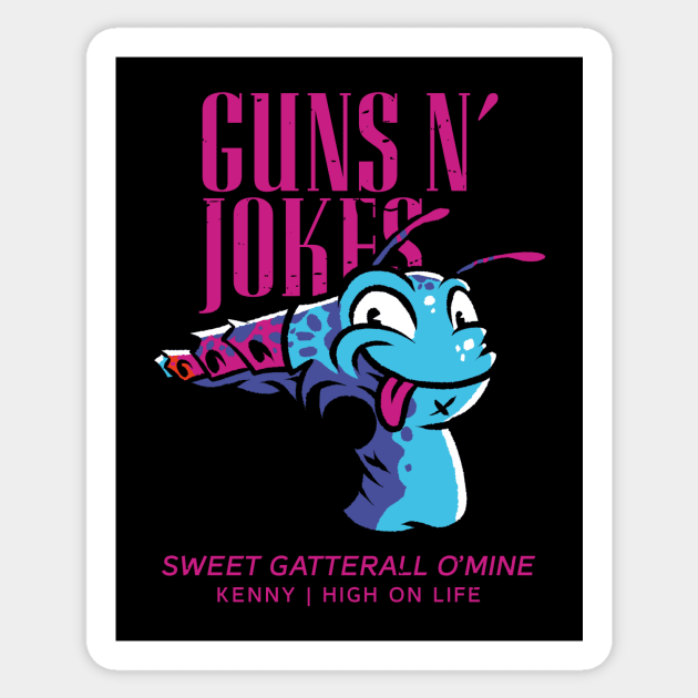 Guns and Jokes Sticker by Games Artwork